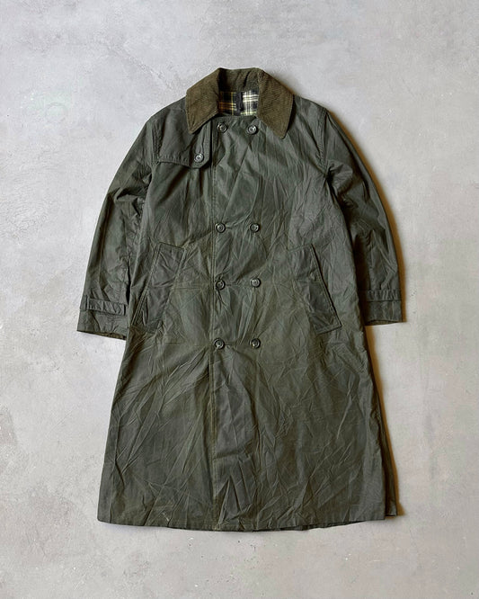 Années 90 - Trench Barbour vert - 34