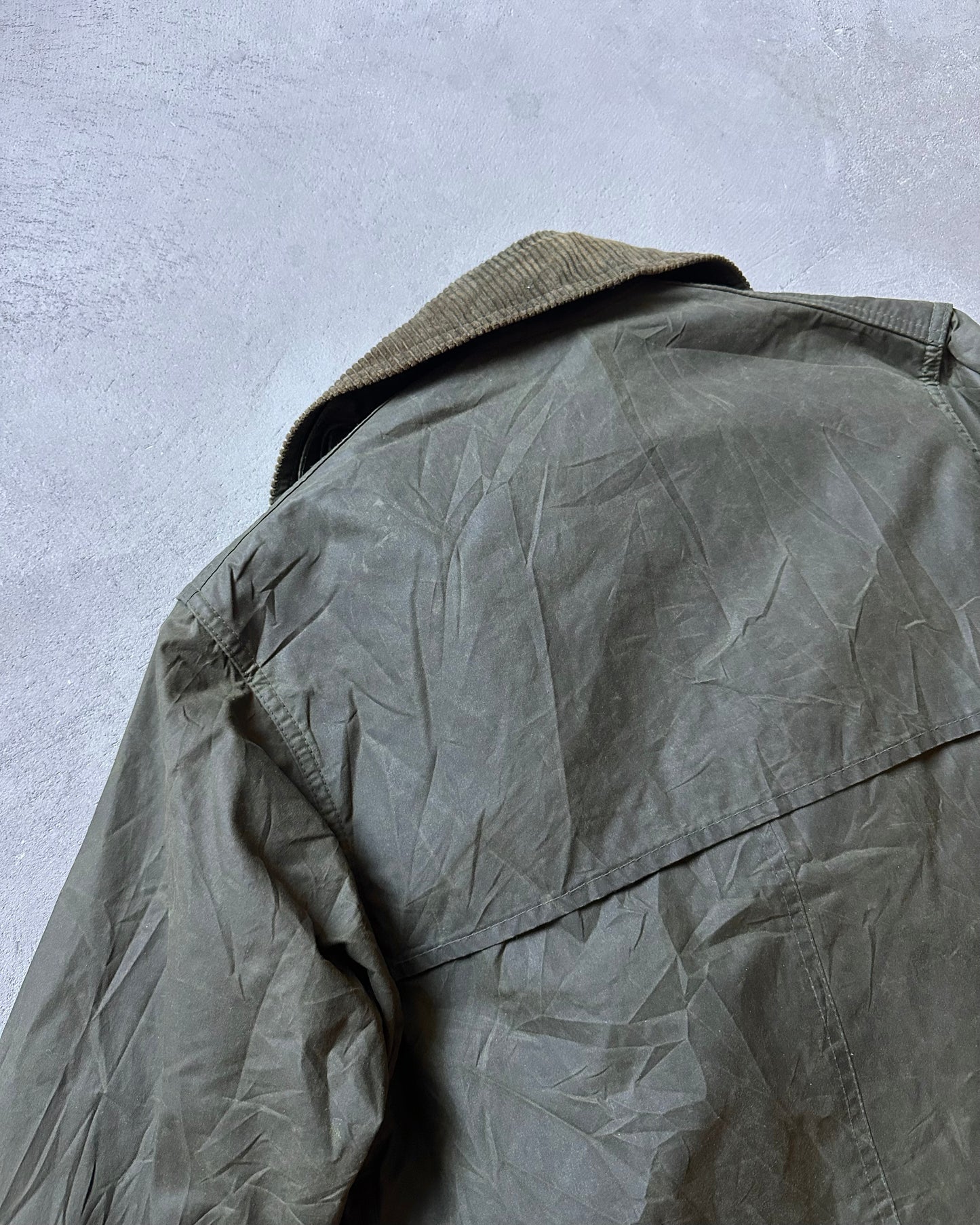 1990s - Green Barbour Trench Coat - 34