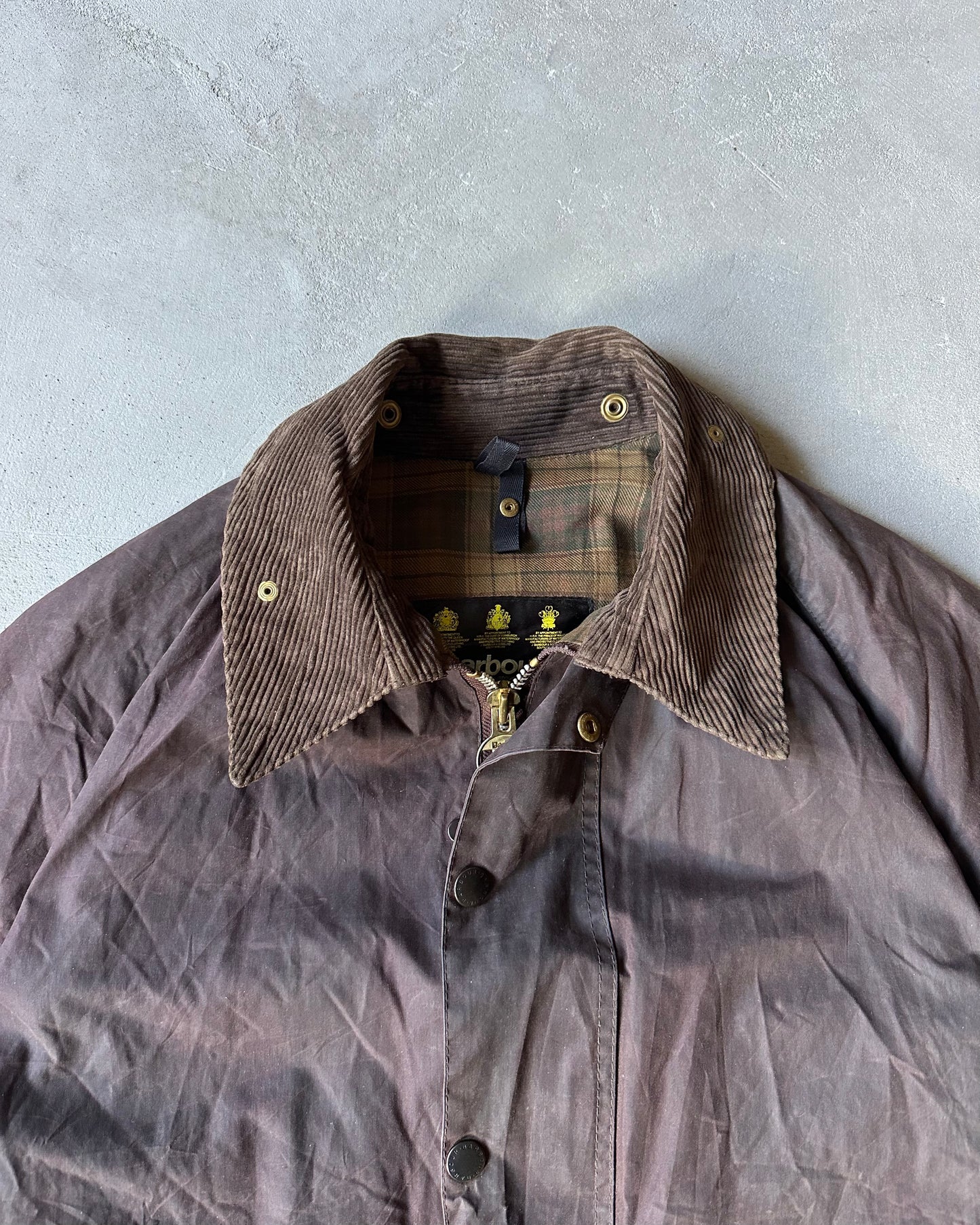 Années 90 - Veste Barbour Beaufort Marron - Taille 46