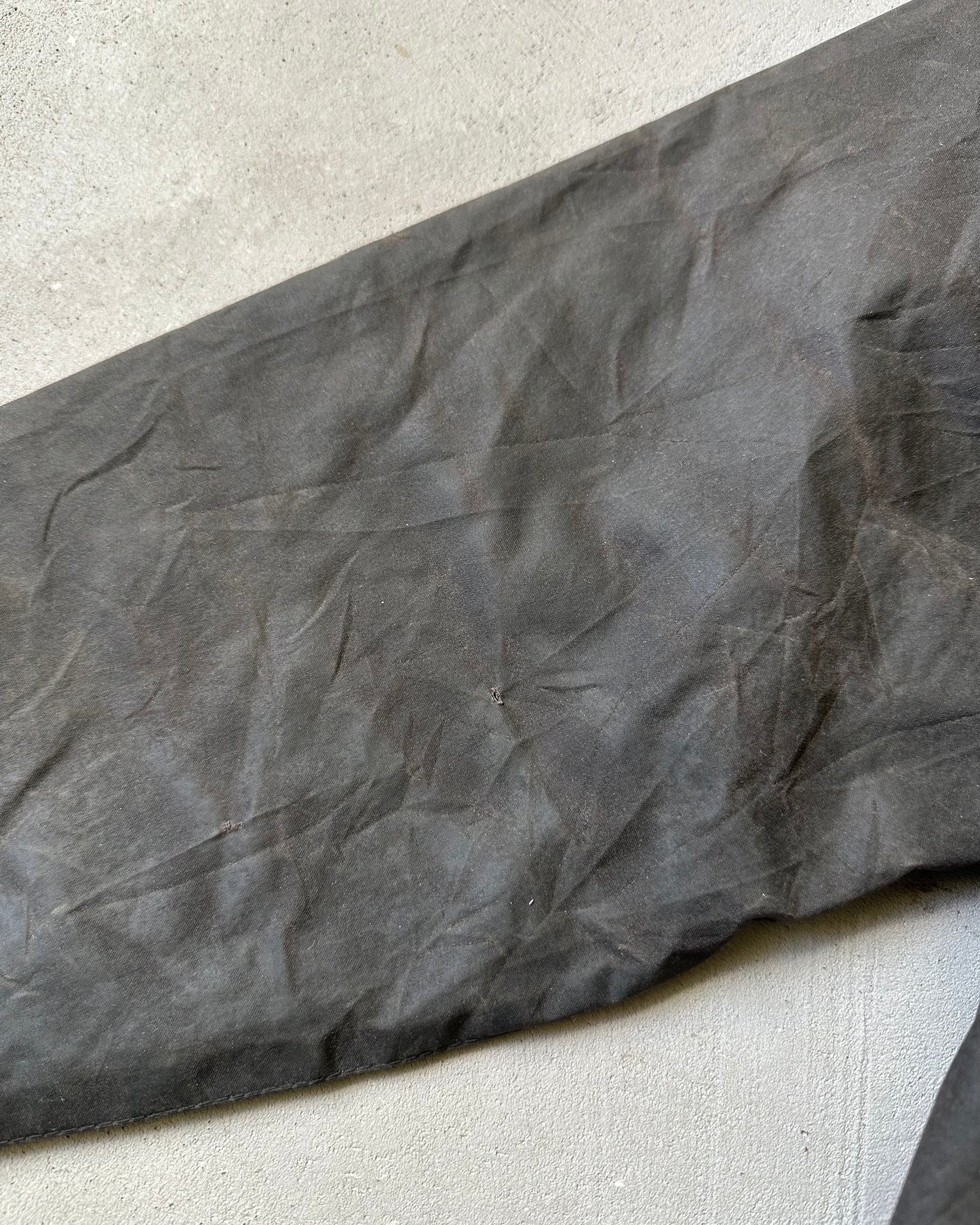 Années 2000 - Veste Barbour Beaufort noire délavée - Taille 42