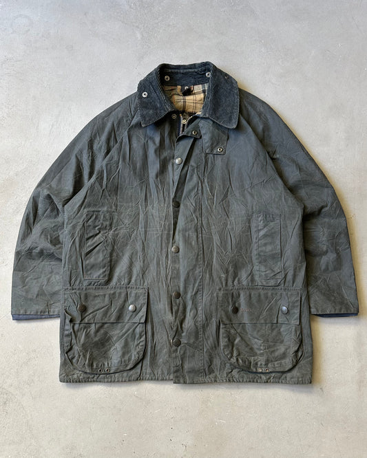 Années 2000 - Veste Barbour Beaufort Bleu Marine Foncé - 42