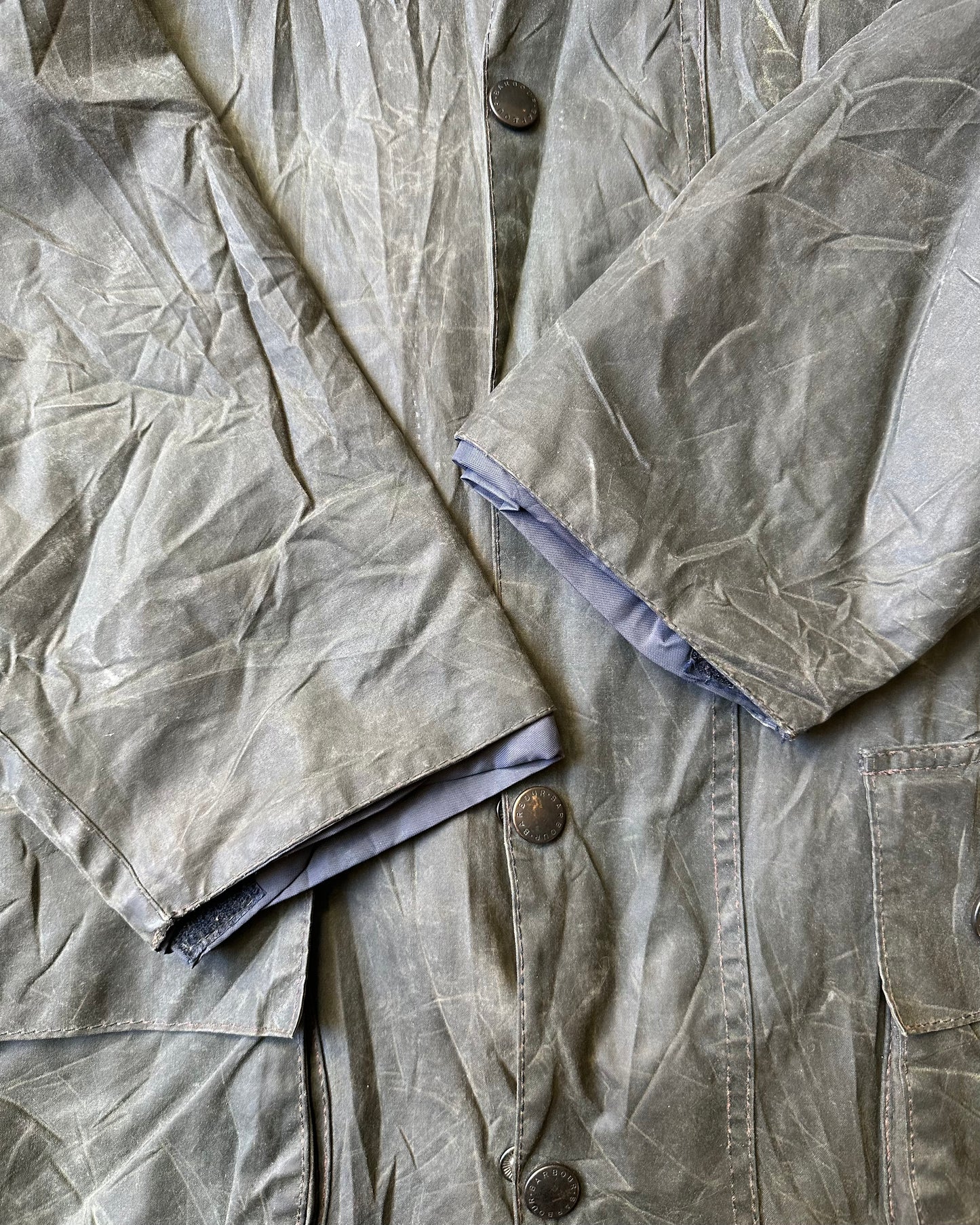 Années 2000 - Veste Barbour Beaufort Bleu Marine Foncé - 42