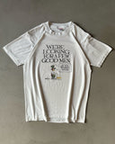 1980s - White "USMC" T-Shirt - M