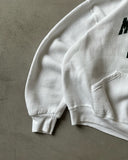 1990s - White Mercyhurst Russell Hoodie - L