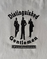 1990s - White "Gentleman" T-Shirt - M