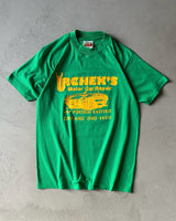 1980s - Green Jaguar T-Shirt - XS/S