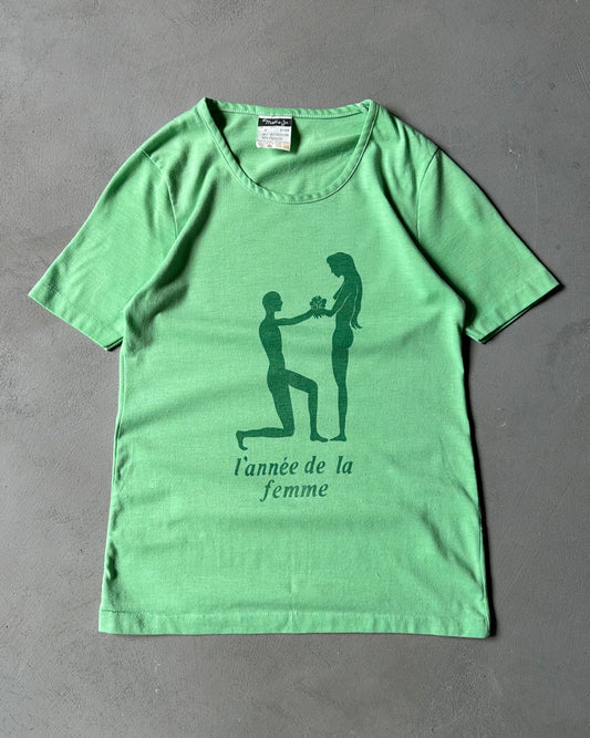 1980s - Green “Women’s Year” T-Shirt - (W)XS