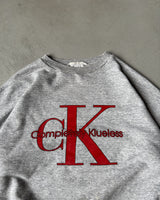 1980s - Heather Grey Completely Klueless Crewneck - M