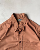 1970s - Brown Towncraft Shirt - XL