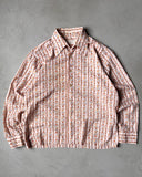1960s - Pink Van Heusen Floral Shirt - L