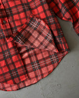 1980s - Orange/Charcoal Sears Wearmaster Paid Flannel - S/M
