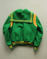 1980s - Green/Yellow Blank Varsity Jacket - 38