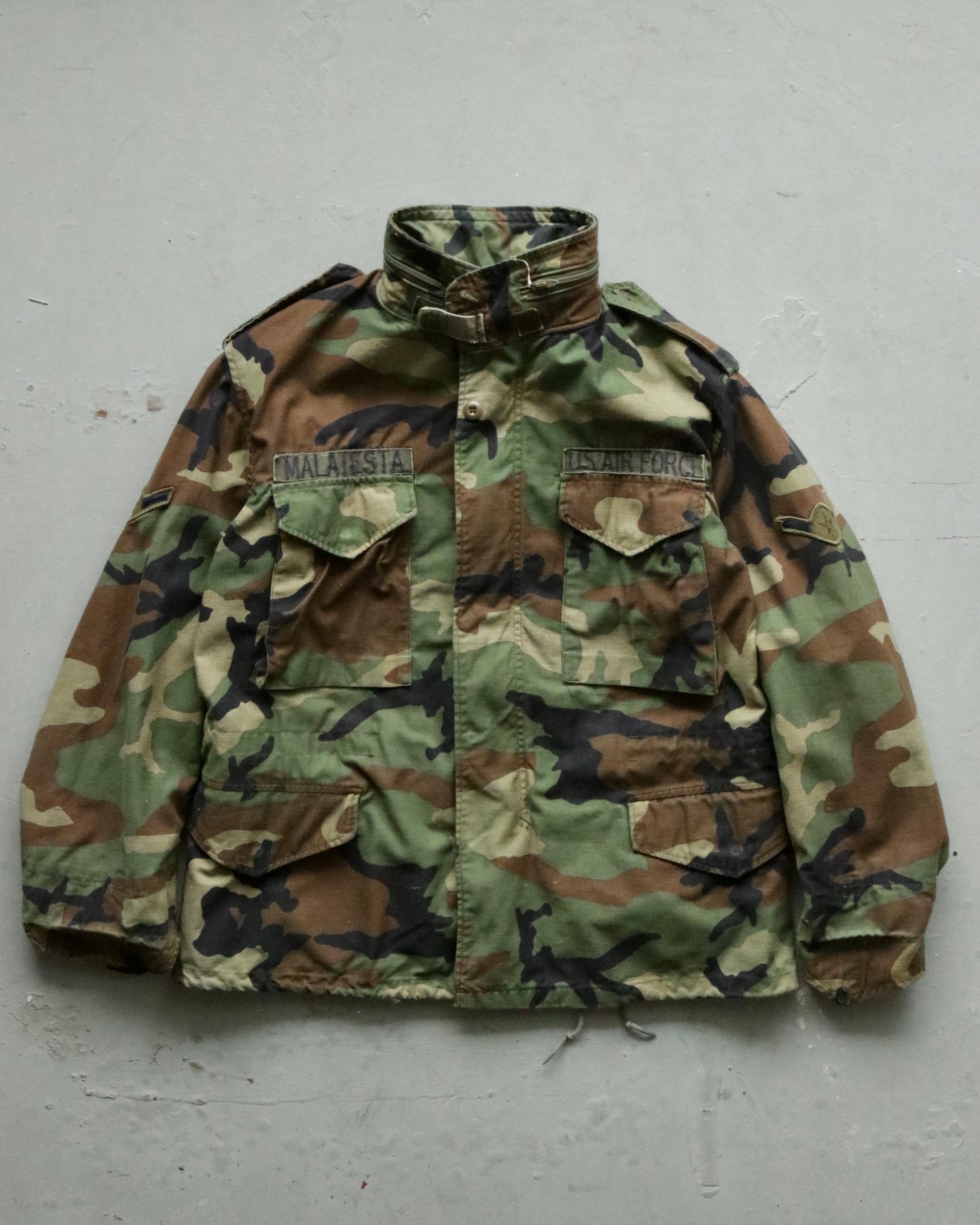 1980s - Camo U.S Military M65 Jacket - M