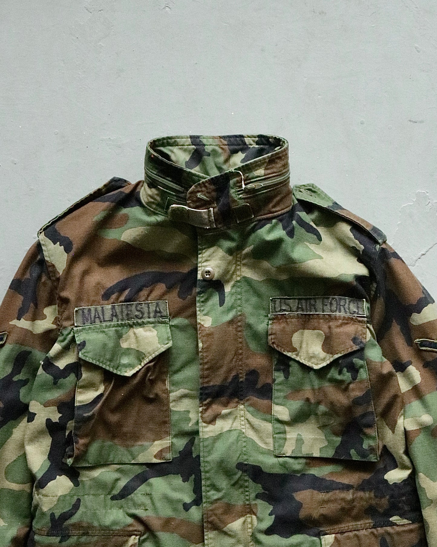 1980s - Camo U.S Military M65 Jacket - M