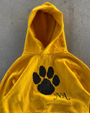 1990s - Russell Yellow NA Hoodie - M