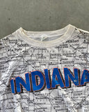 1980s - Indiana All Over Print T-Shirt - M/L