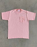 1990s - Pink Blank Pocket T-Shirt - S/M