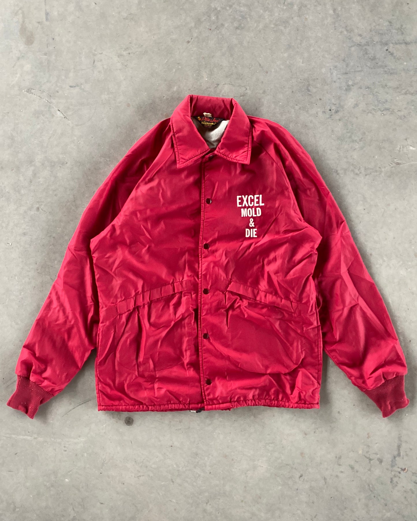 1970s - Red Excel Mold Windbreaker - M