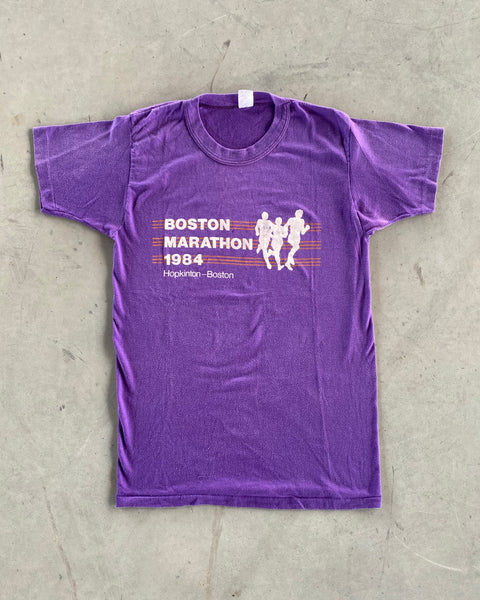1980s - Purple Boston Marathon T-Shirt - S