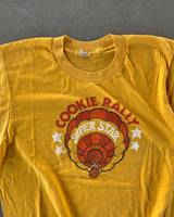 1980s - Yellow Cookie Rally T-Shirt - XS/S