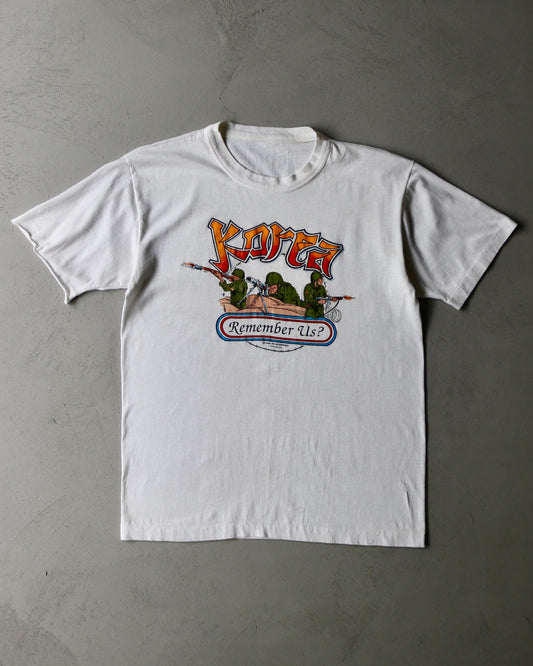 1980s - White Remember Us ? T-Shirt - S/M