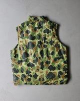 1980s - Duck Camo Puffer Vest - XL