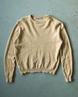 1970s - Beige Pure Cashmere Sweater - XS/S