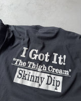 1990s - Black "Skinny Dip" T-Shirt - XL