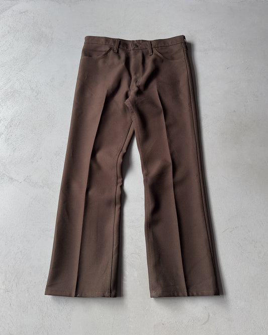 2000s - Brown Wrangler Wrancher Trousers - 35x31