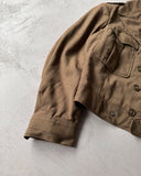 1960s - Military Wool Uniform Jacket - XS