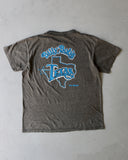 1980s - Charcoal Distressed "Texas" T-Shirt - S