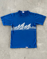 1980s - Blue Distressed "Hawaii" Graphic T-Shirt - S
