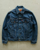 1980s - Dark Wash Type 3 Levi's Jeans Jacket - 38