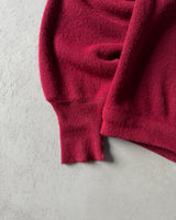 1980s - Burgundy Lacoste Orlon Sweater - L/XL