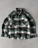 1990s - Green/Black Five Brother Heavy Plaid Flannel - M