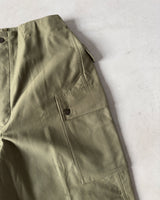 1990s - Khaki Dutch Heavyweight Baggy Military Cargos - W35-40