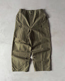 1990s - Khaki Dutch Heavyweight Baggy Military Cargos - W35-40