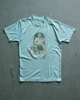 1970s - Baby Blue "Billy Carter" Iron On T-Shirt - S