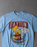 1990s - Light Blue "Bart Simpson" T-Shirt - M/L