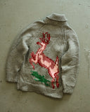 1970s - Grey "REINDEER" Cowichan - M