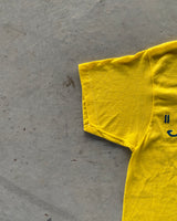 1980s - Yellow "Free Press'" T-Shirt - S/M