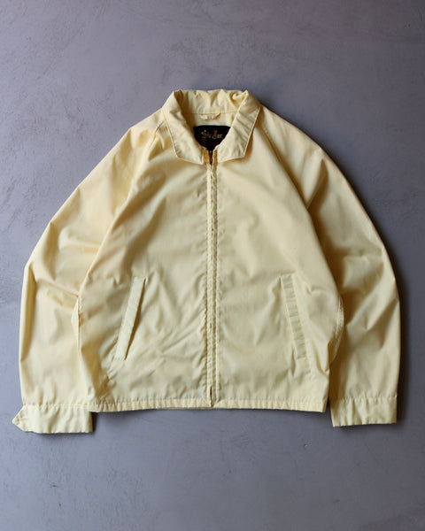 1970s - Baby Yellow Harrington Jacket - M