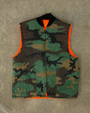 1990s - Camo Reversible Vest - M