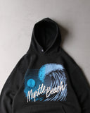 1980s - Black Myrtle Beach Hoodie - M