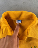 1980s - Yellow Champion "Basketball Camp" Polo - M