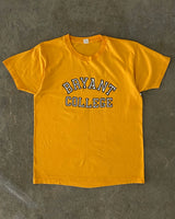 1980s - Yellow/Orange "Bryant College" T-Shirt - M/L