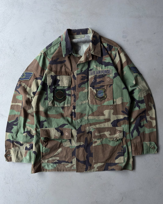 1980s - Camo U.S Air Force Camo Jacket - M/L