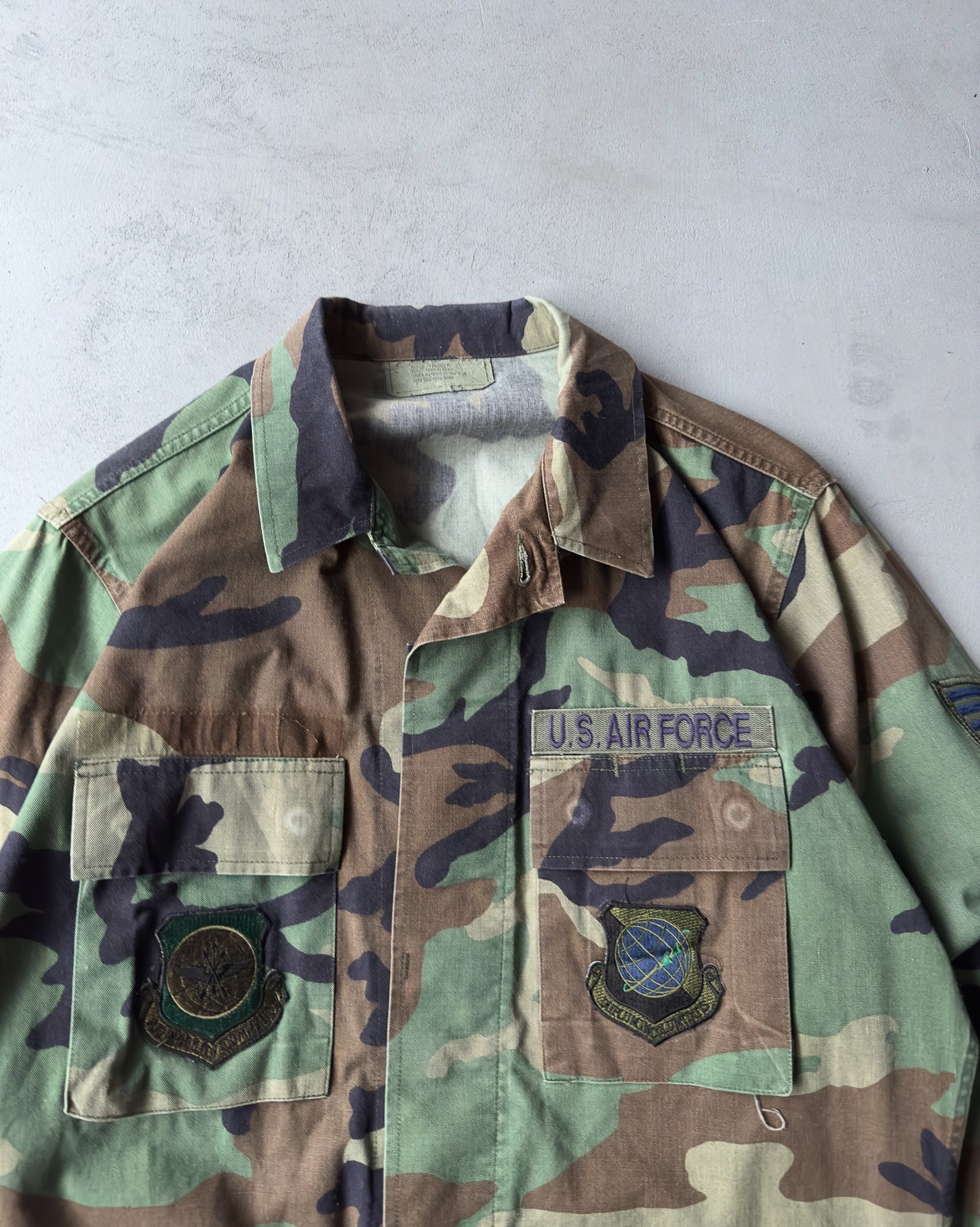 1980s - Camo U.S Air Force Camo Jacket - M/L