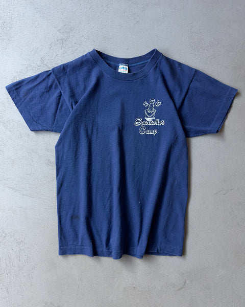 1970s - Blue ISU Champion T-Shirt - XS