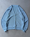 1980s - Light Blue Orlon Cardigan - M